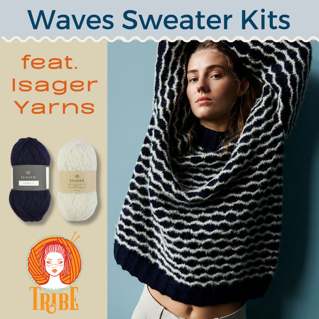 Waves Sweater Kits by Marianne Isager