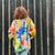 Exclusive Hand-Painted Cardigan No. L2 (Shetland Large)