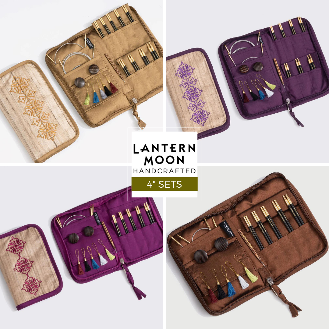 Lantern Moon 4&quot; Interchangeable Knitting Needle Sets Lantern Moon