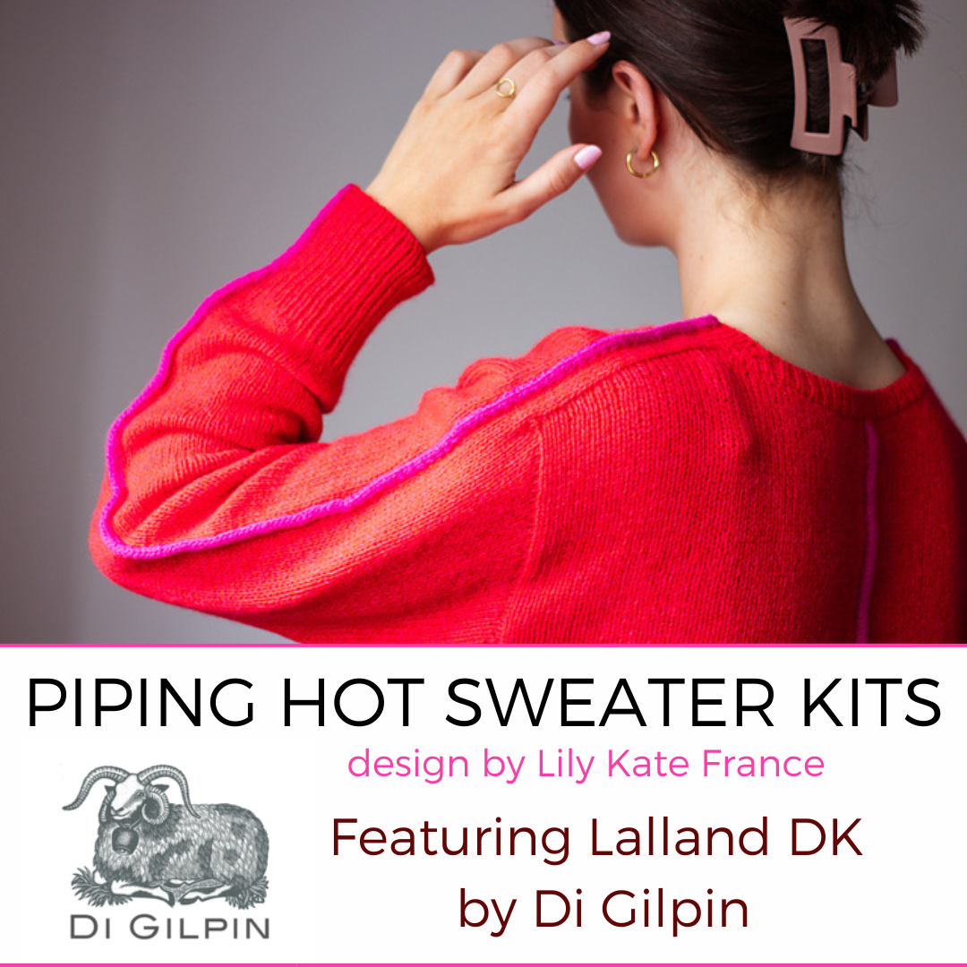 Piping Hot Sweater Kit by Lily Kate France Di Gilpin