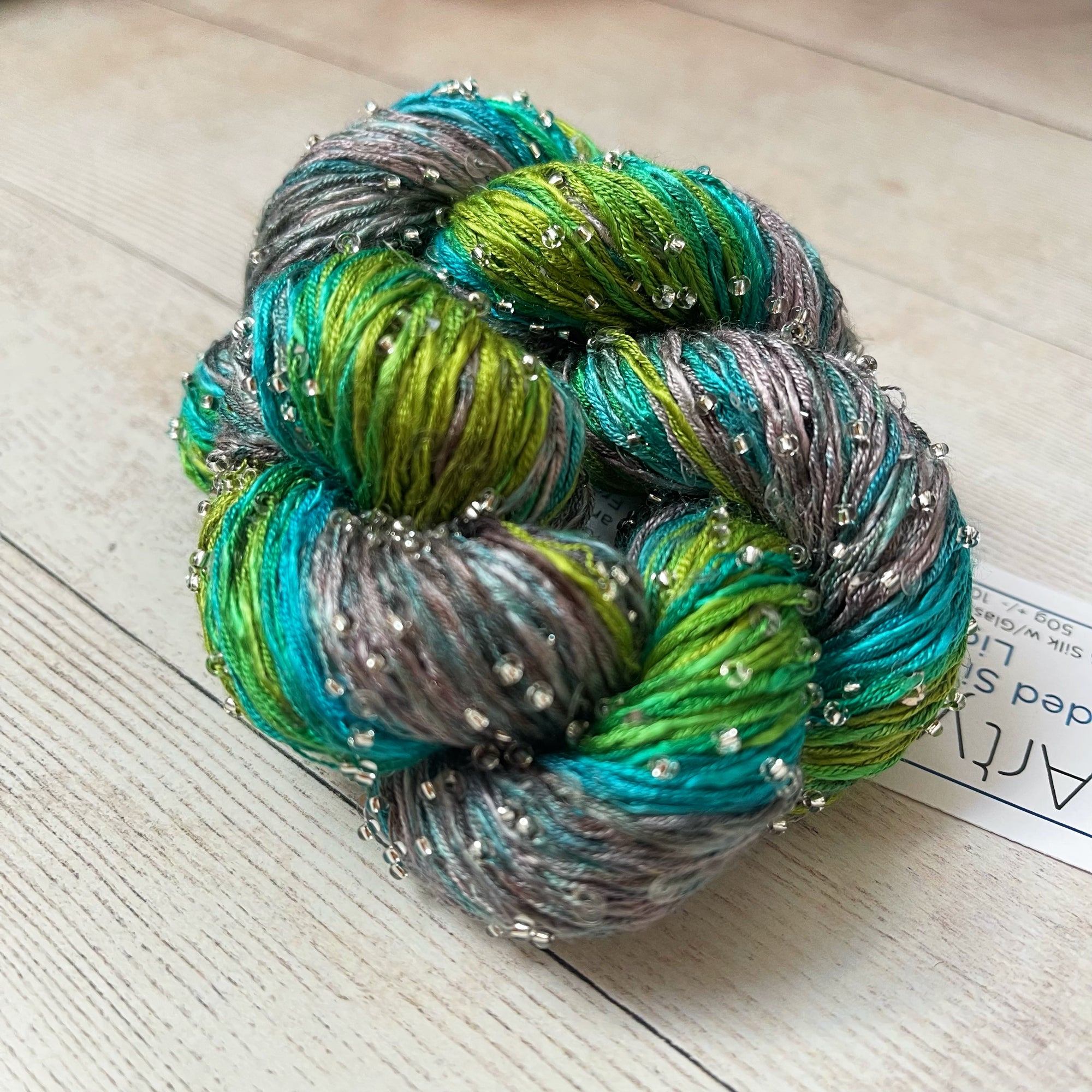 Beaded Silk and Sequins Light Artyarns