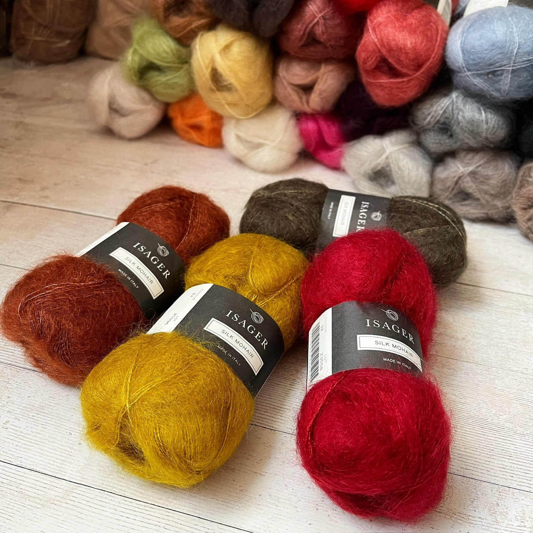Natural Dyed Eri Silk, Light Fingering Yarn 15/3 | 100gms