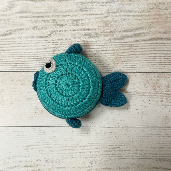 Lantern Moon Tape Measure Blue Fish