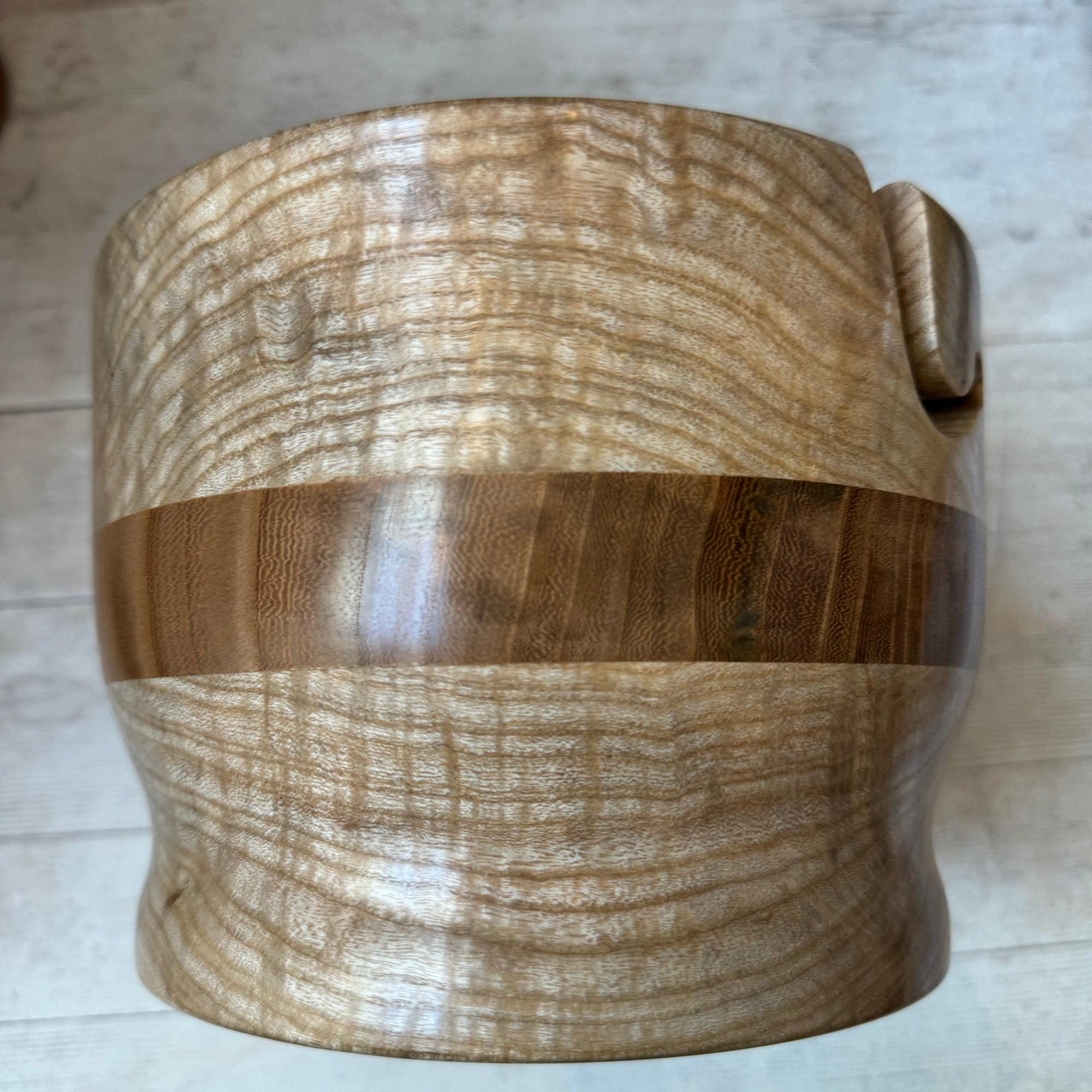 Hand Turned Yarn Bowl - Ash & Elm tribeyarns