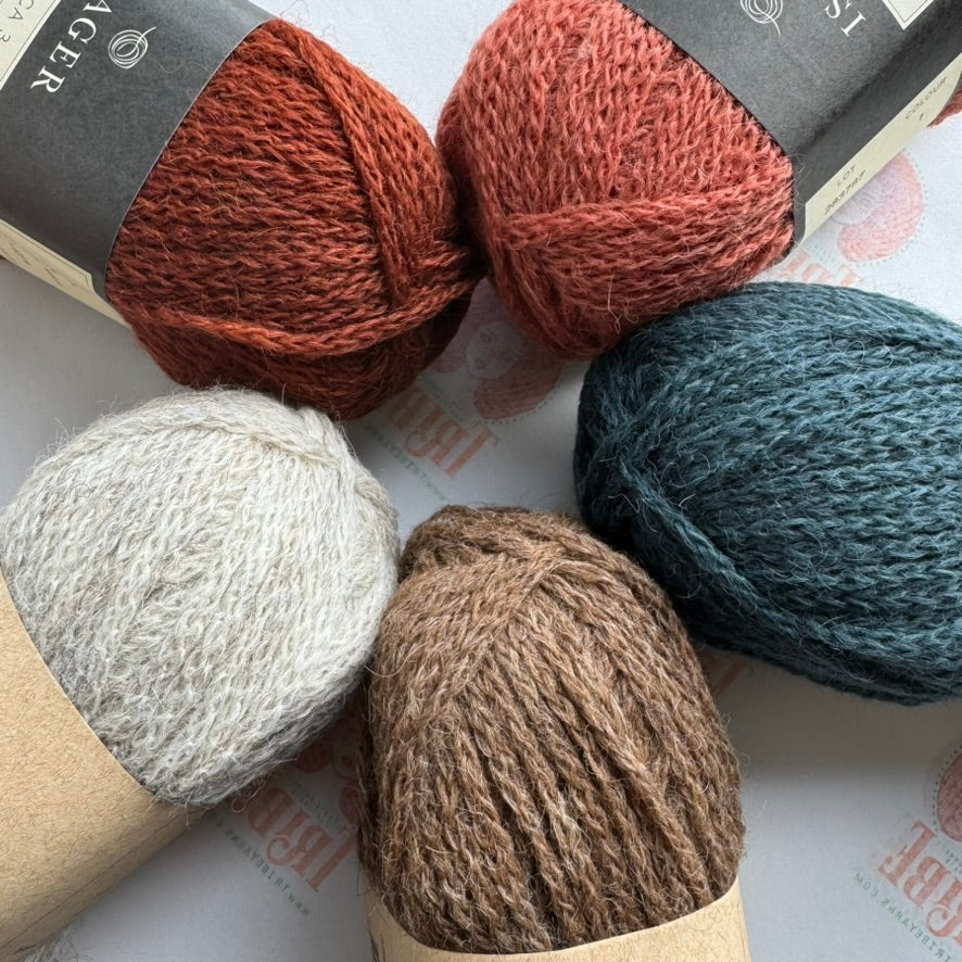 Fiskerhuse Sweater Kits with Isager Alpaca 3