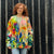 Exclusive Hand-Painted Cardigan No. L2 (Shetland Large)