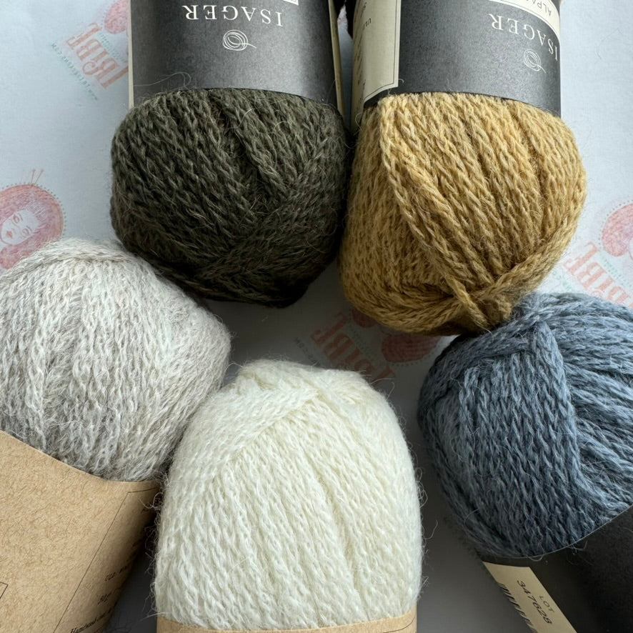 Fiskerhuse Sweater Kits with Isager Alpaca 3