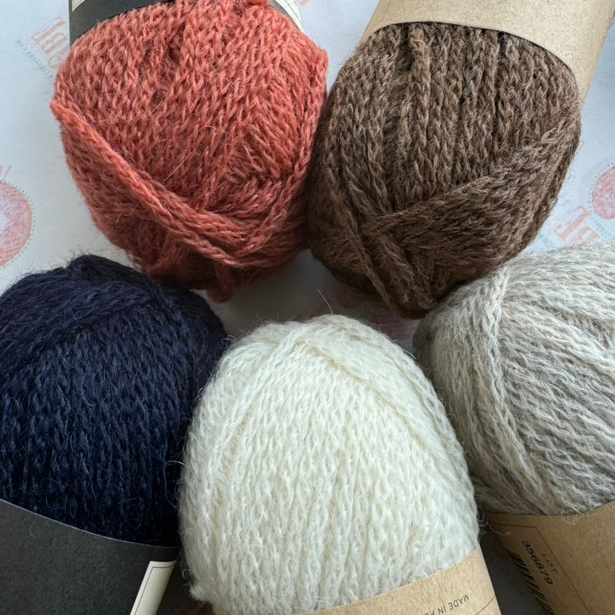 Fiskerhuse Sweater Kits with Isager Alpaca 3