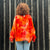 Exclusive Hand-Painted Cardigan No. L9 (Shetland Medium)