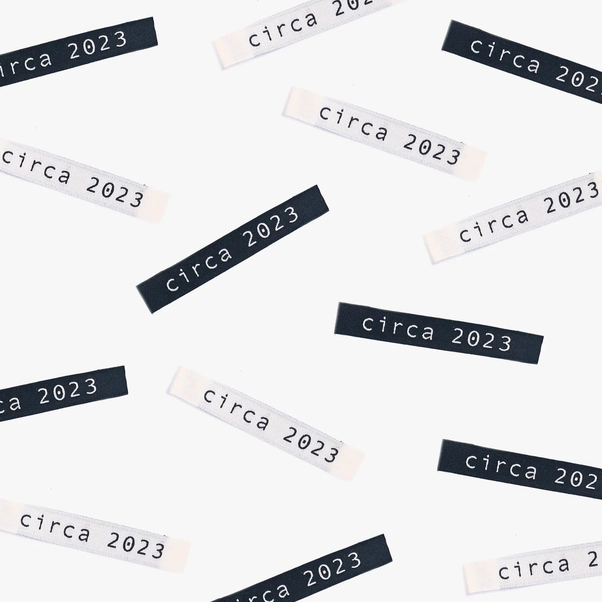 &quot;Circa 2023&quot; Woven Labels 10 Pack Kylie and the Machine