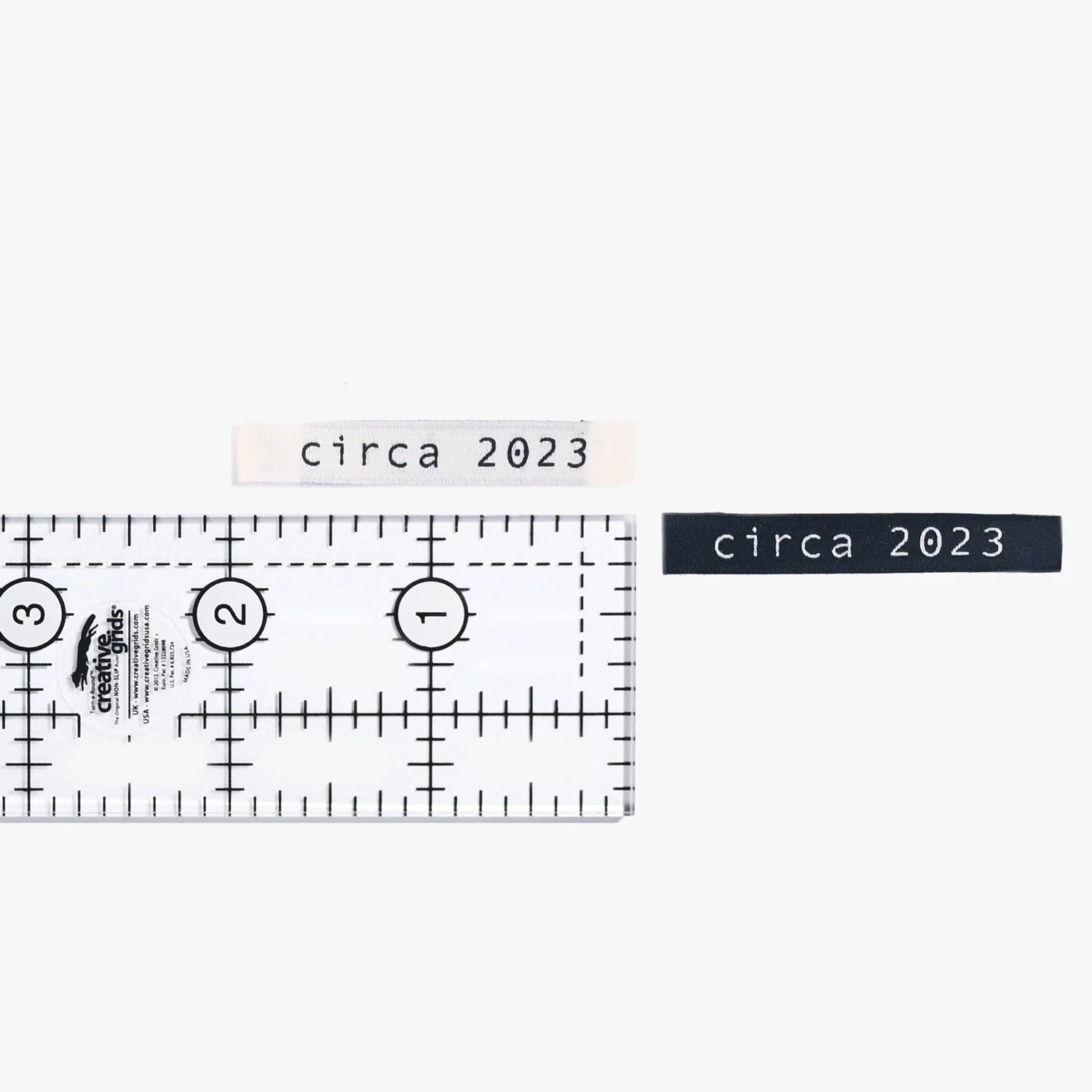 "Circa 2023" Woven Labels 10 Pack Kylie and the Machine