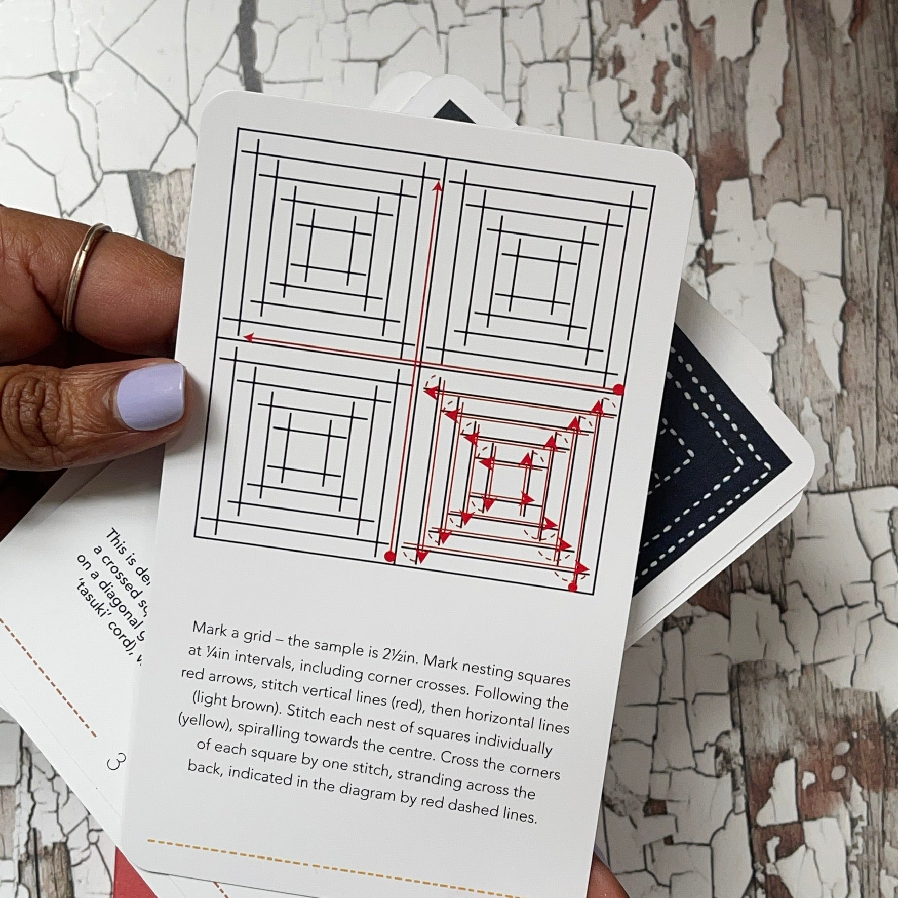 The Ultimate Sashiko Card Deck by Susan Briscoe Susan Briscoe