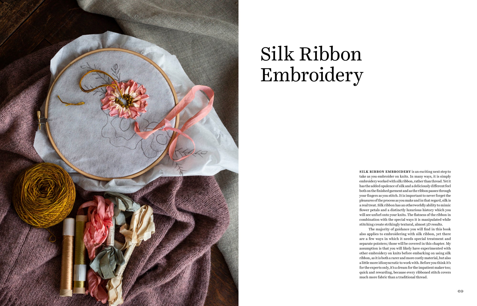 Embroidery on Knits by Judit Gummlich Laine