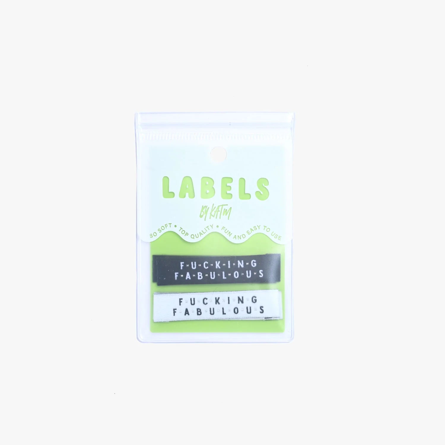 "Fucking Fabulous" Woven Labels 6 Pack