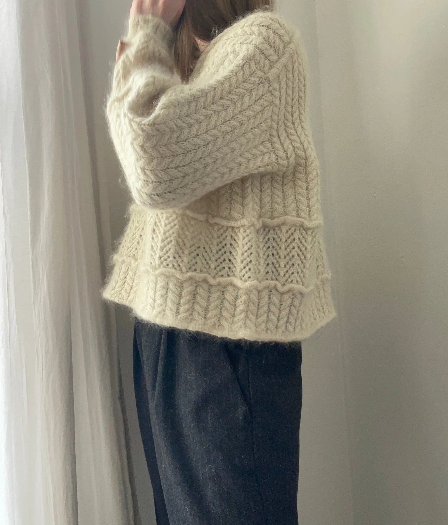 Sarang Sweater Kit by aegyoknits tribeyarns