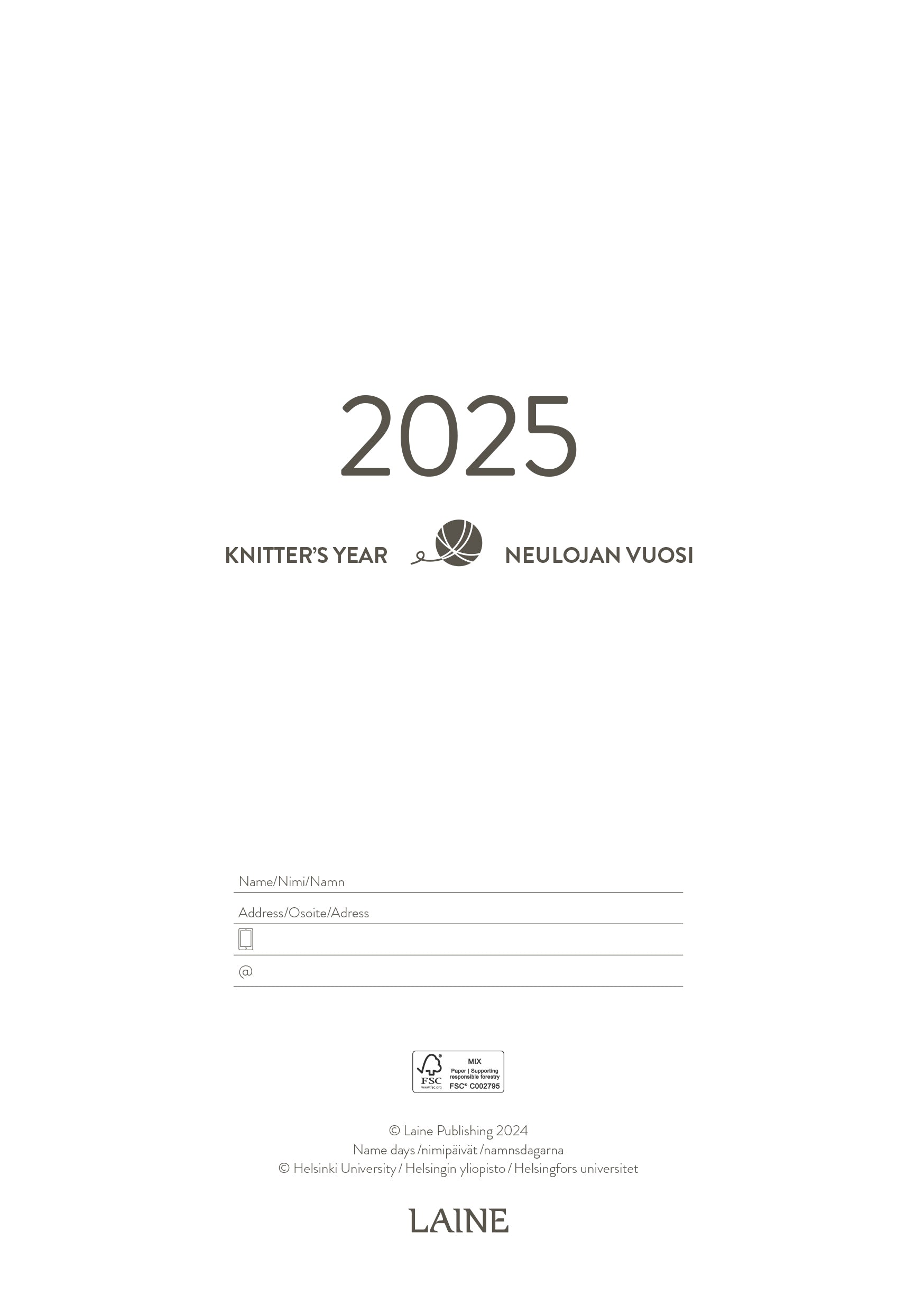 Knitter's Year 2025 by Laine