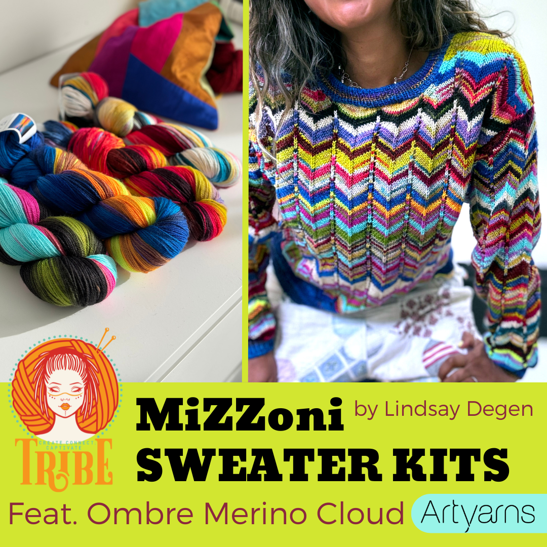 MiZZoni Sweater Kits with Ombre Merino Cloud