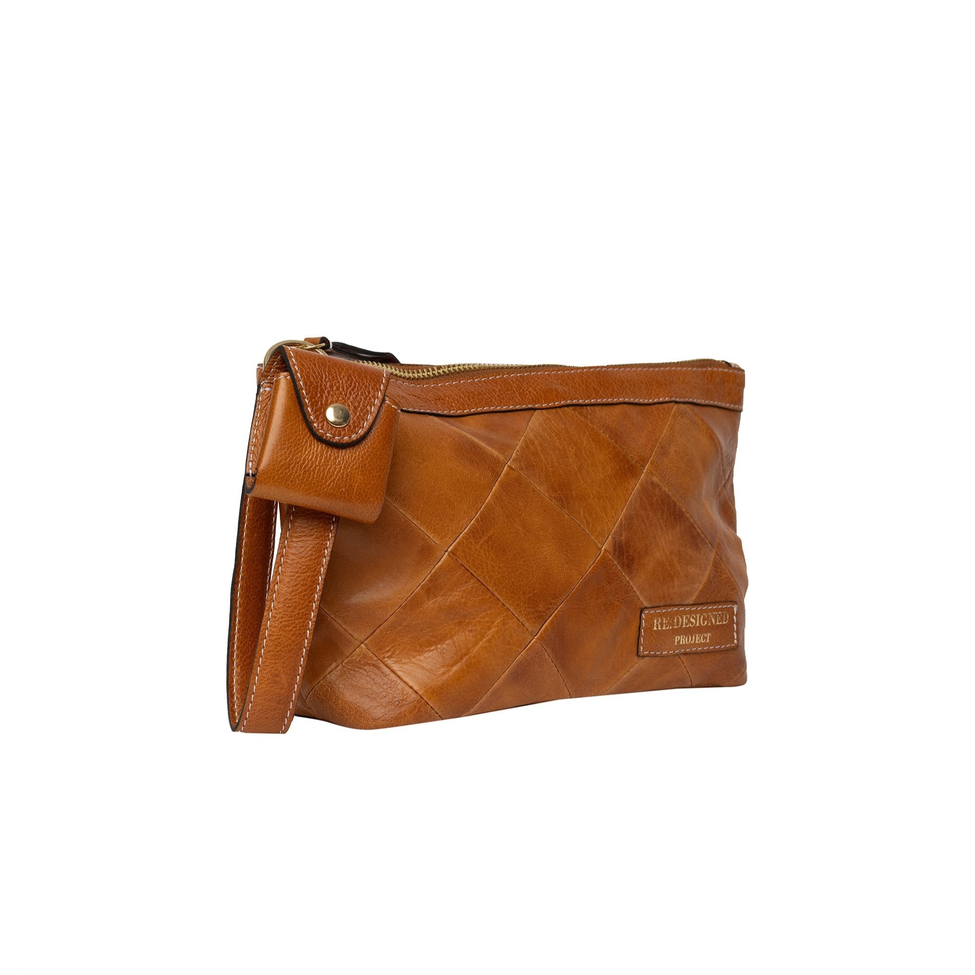 Project 16 "Scraps" Small Leather Clutch by Re:Designed