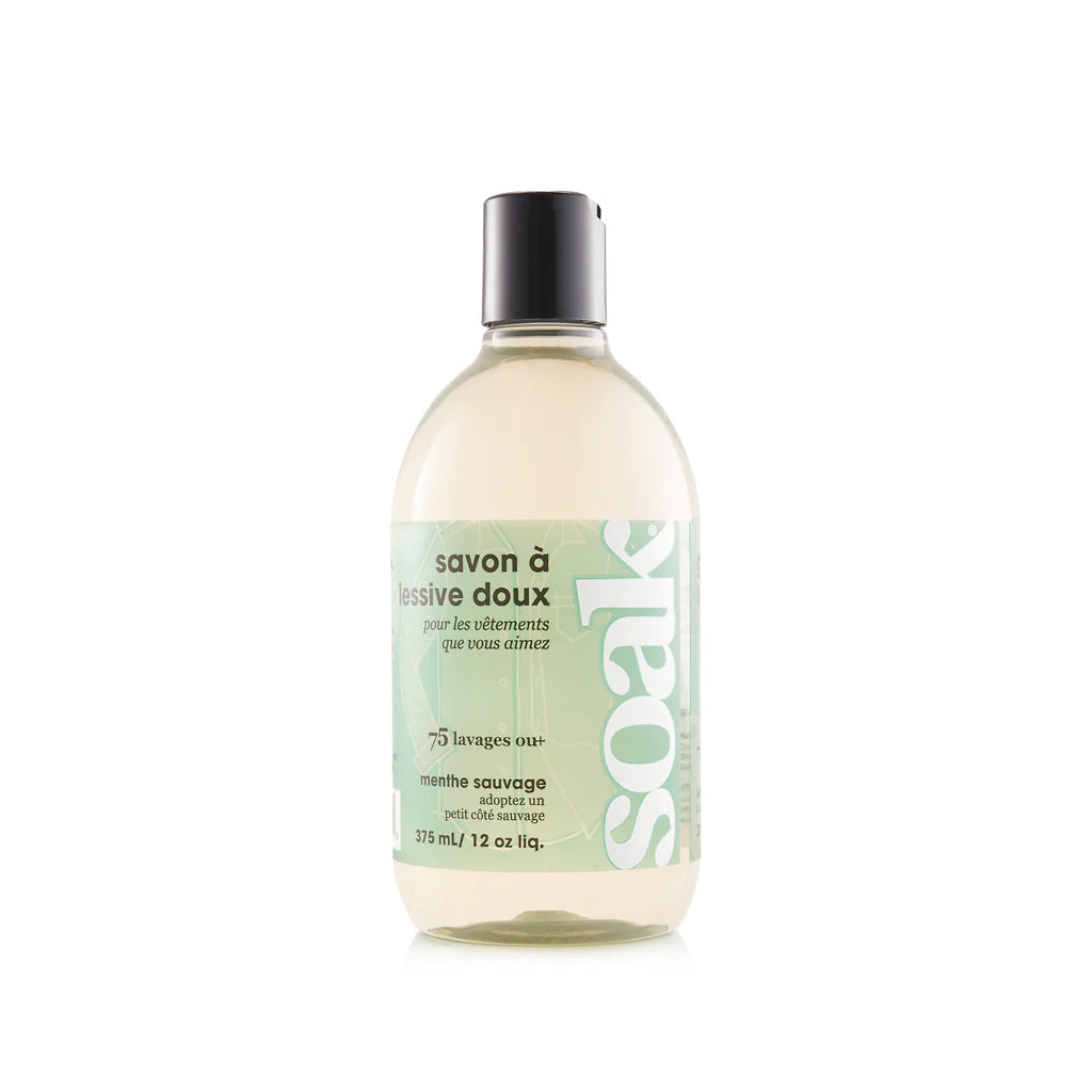 Soak Wash WILD MINT, Full Size 375ml Soak