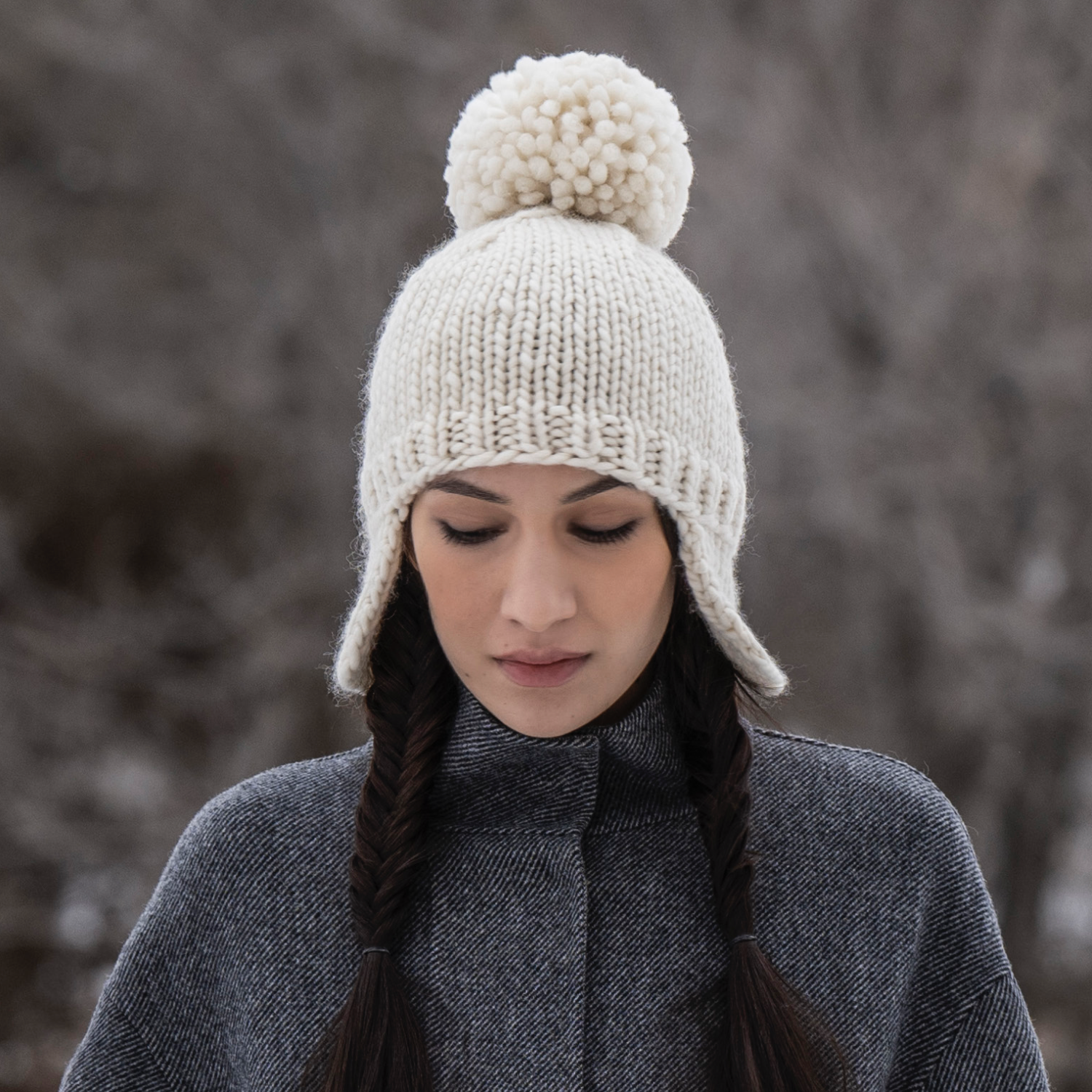 Winnipeg Hat Kit in Woolstok North Blue Sky Fibers