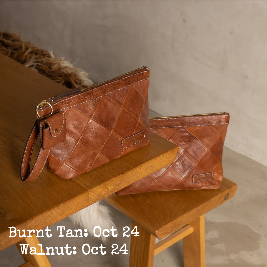 Project 16 &quot;Scraps&quot; Small Leather Clutch by Re:Designed