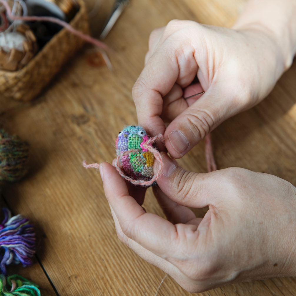 Tiny Friends: A Guide to Mosaic Embroidery by Tomomi Mimura