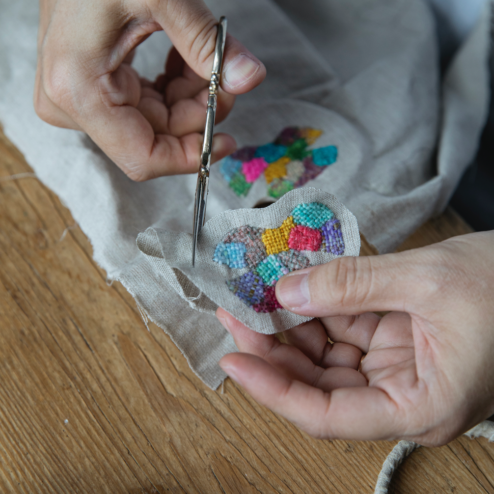 Tiny Friends: A Guide to Mosaic Embroidery by Tomomi Mimura