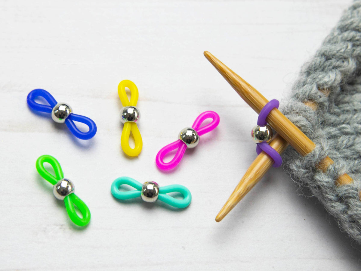 Stitch Huggers | Silver Ball Knitting Notions Colorful Fox &amp; Pine Stitches