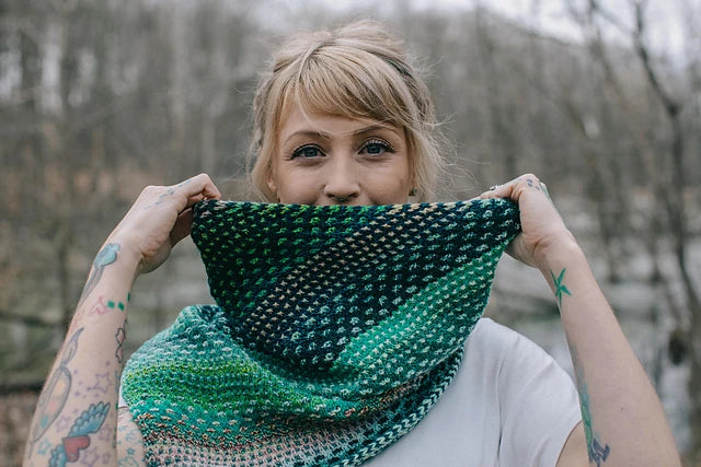 The Shift Cowl Kits by Andrea Mowry Urth Yarns