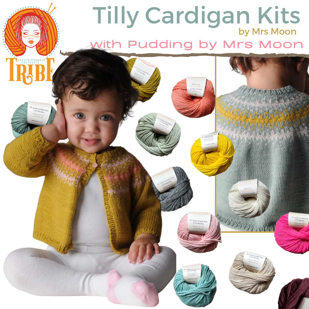 Tilly Cardigan Kit by Mrs Moon Mrs Moon