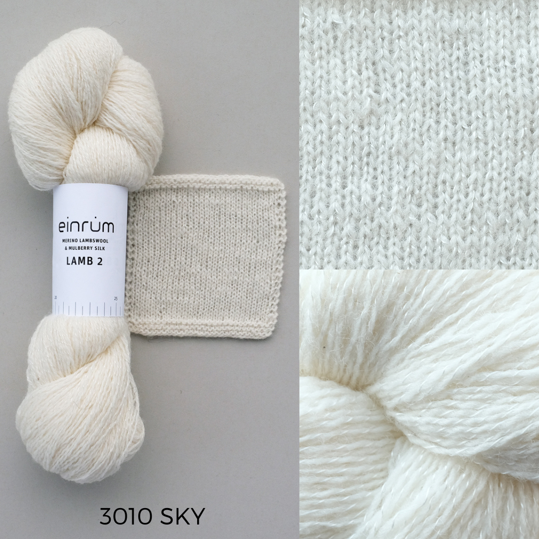 einrúm: LAMB 2, Lambswool + Silk | Tribe Yarns, London