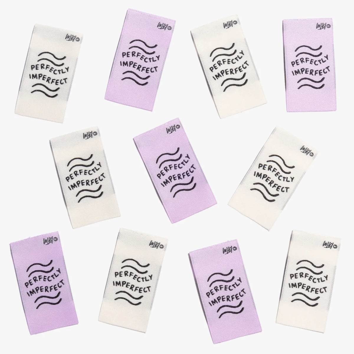 &quot;Perfectly Imperfect&quot; Woven Labels 10 Pack Kylie and the Machine