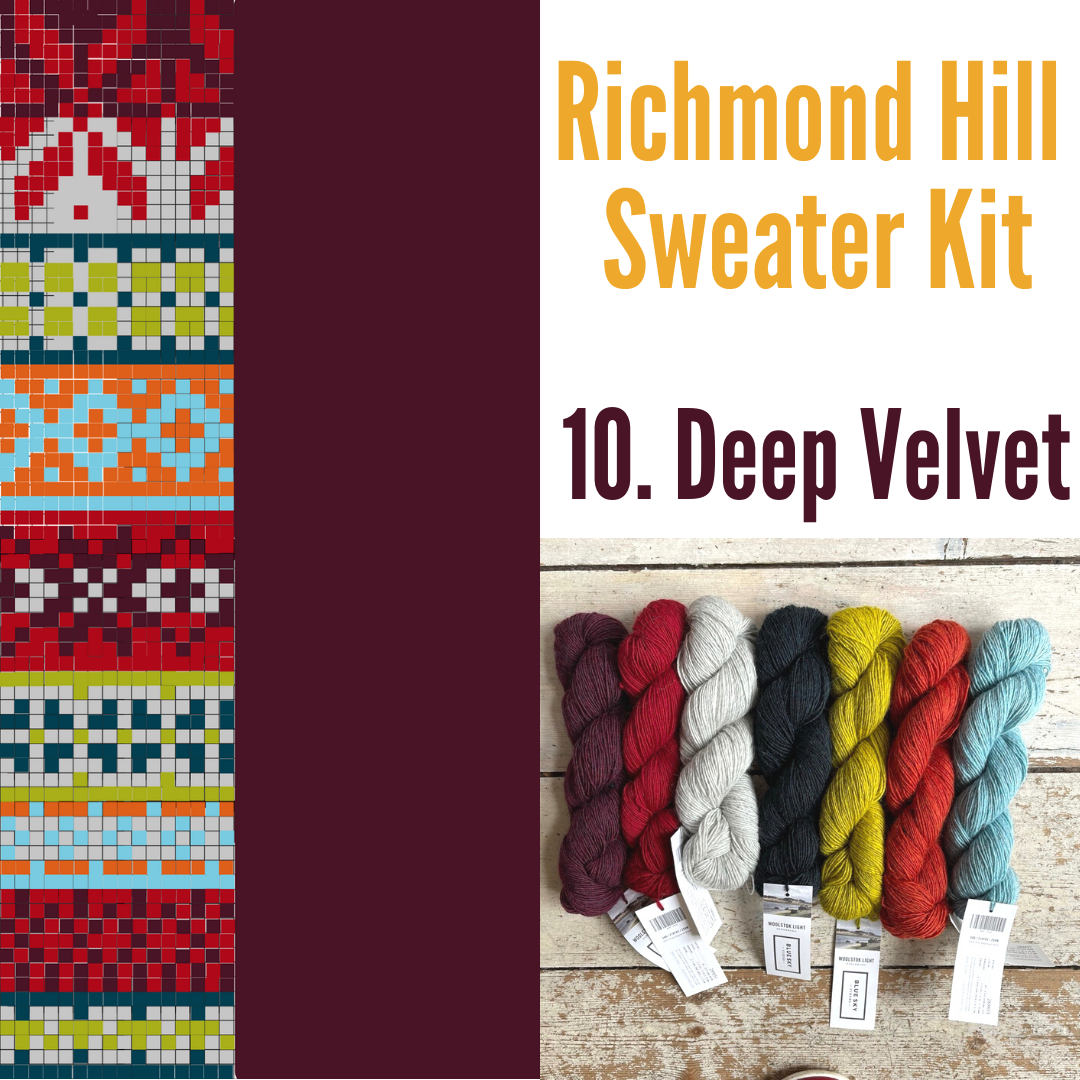 Richmond Hill Sweater KAL | Woolstok Light | Tribe Yarns, London