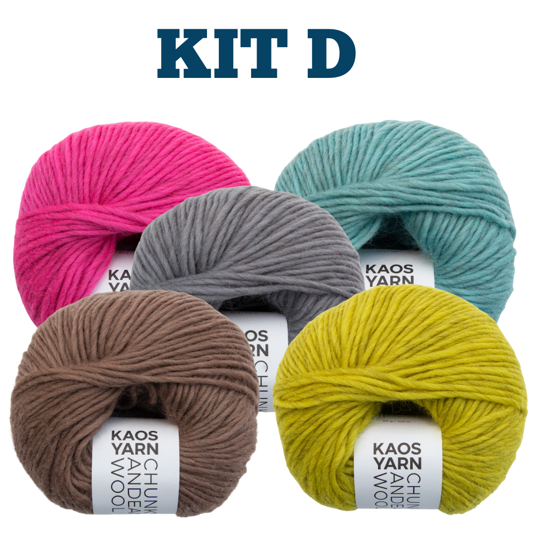 Kaktus Scarf Kit by Kaos KAOS Yarn