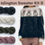 Islington Sweater Kits with Woolstok Tweed Blue Sky Fibers