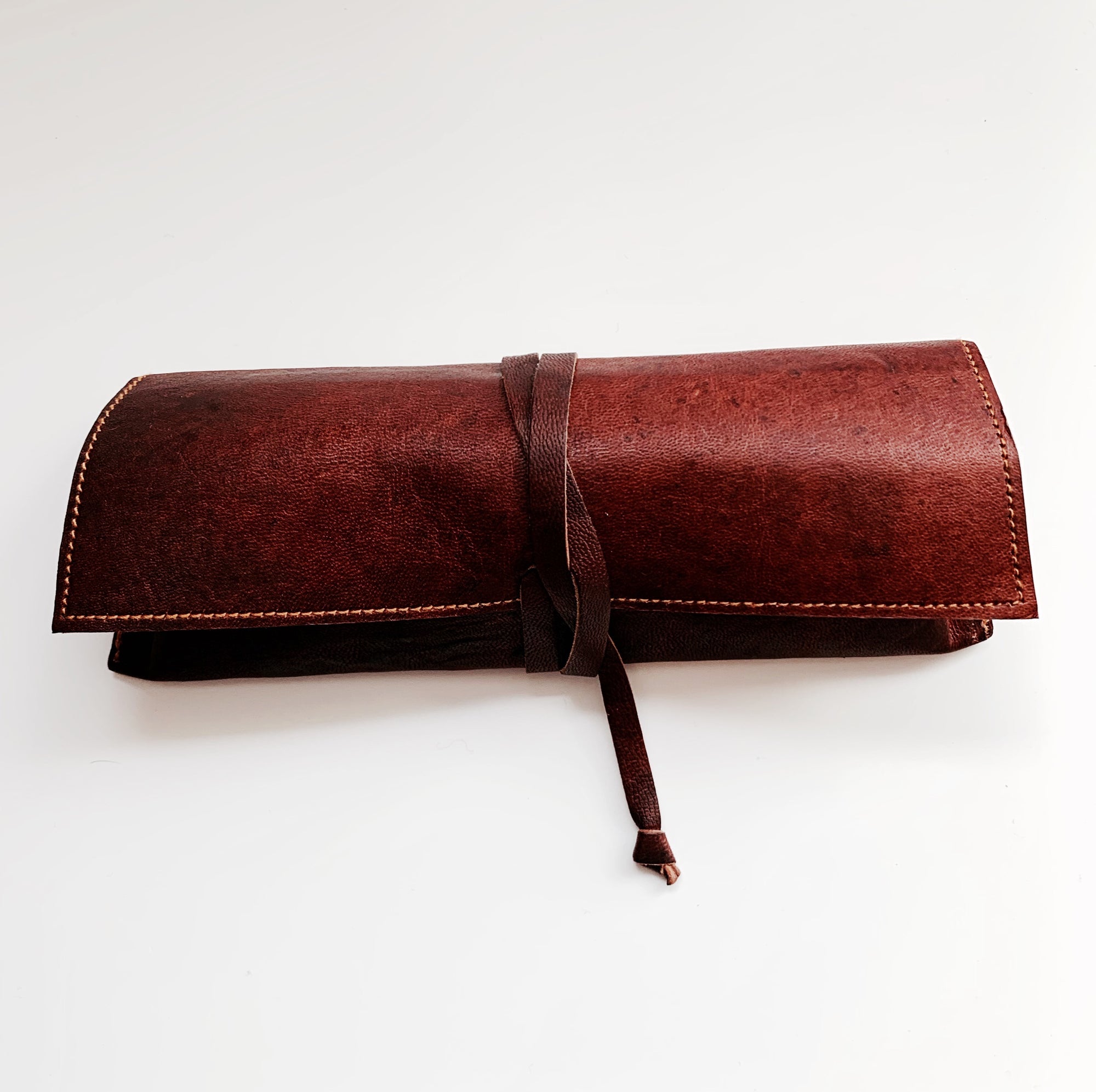 Handmade Leather Pouch tribeyarns