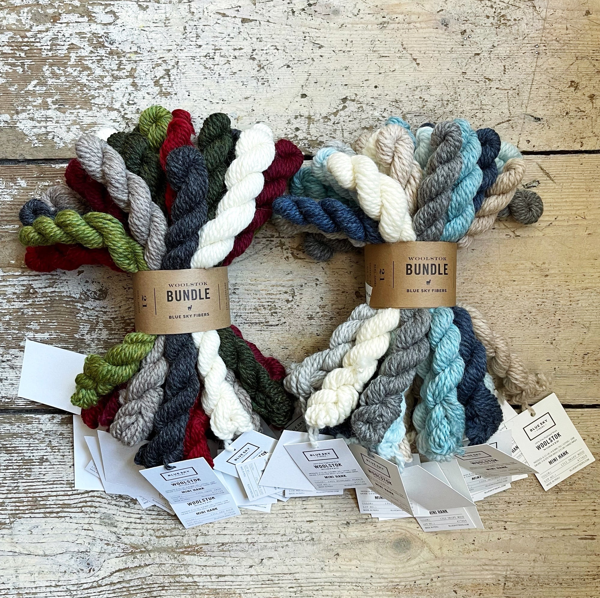 Woolstok Holiday Cheer Bundle Kits Blue Sky Fibers