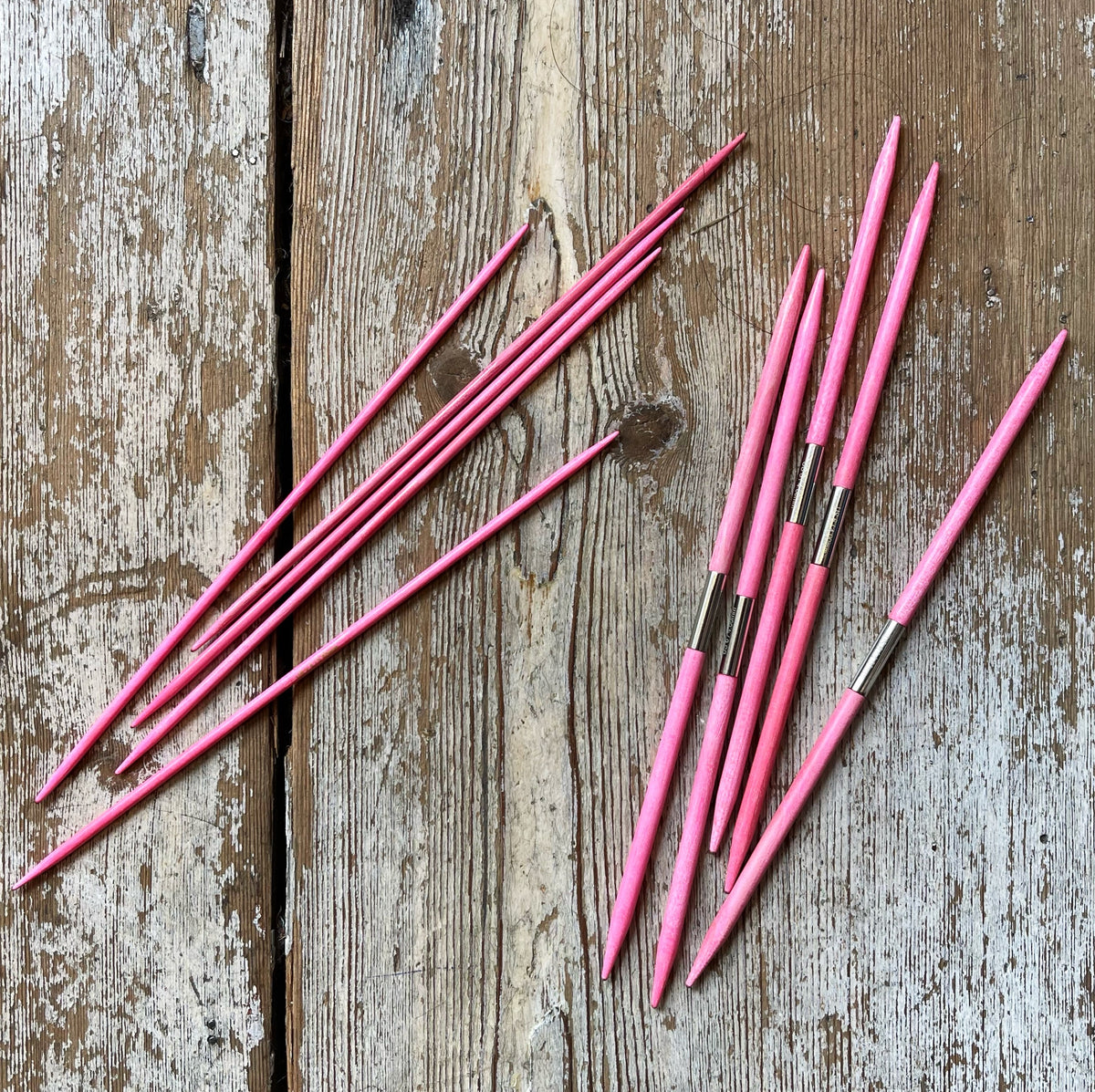 LYKKE 6&quot; Double Pointed Needles - BLUSH Pink LYKKE