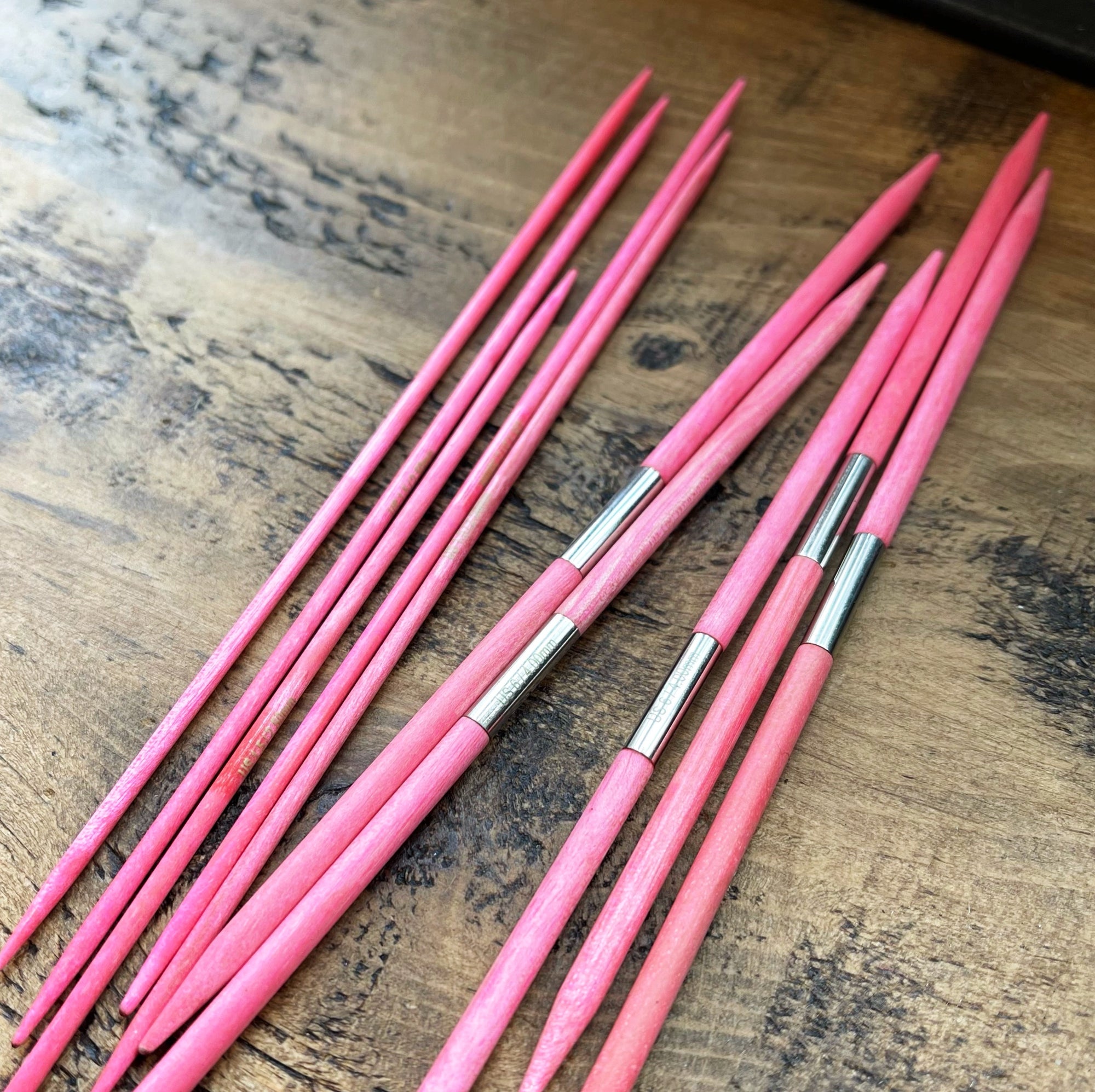 LYKKE 6" Double Pointed Needles - BLUSH Pink LYKKE