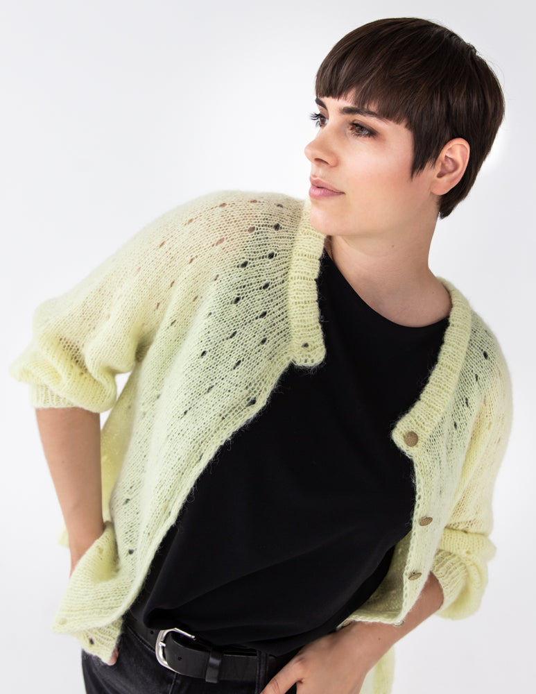 Kaskade Cardigan Pattern KAOS Yarn