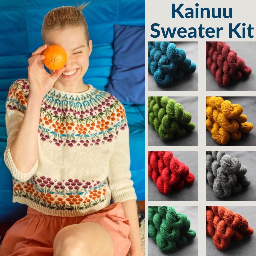 Kainuu Sweater Kit by Maija Vasala Chroma Nima