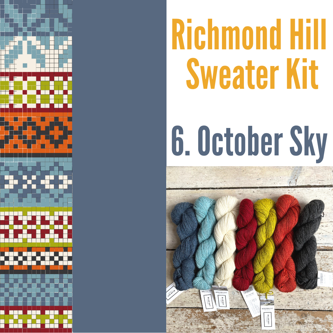 Richmond Hill Sweater KAL | Woolstok Light | Tribe Yarns, London