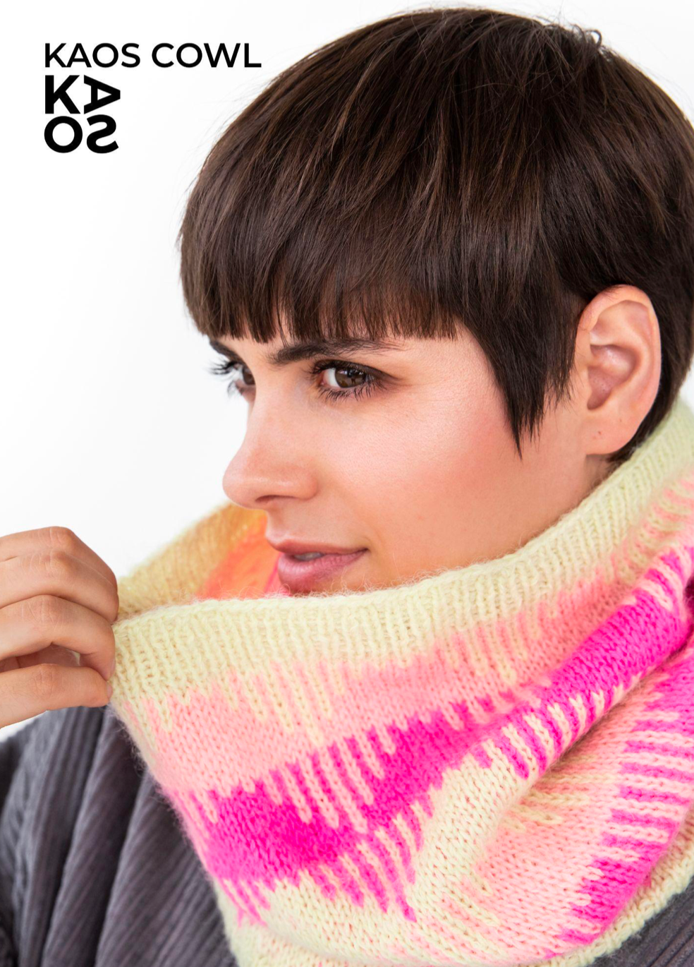 KAOS Cowl Pattern KAOS Yarn