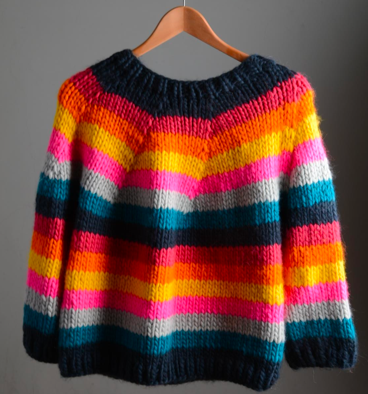 Rainbow Jumper Pattern Mrs Moon