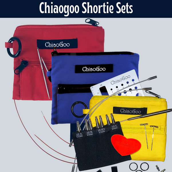 ChiaoGoo X-Flex Shorties Interchangeable Set — Flying Fibers