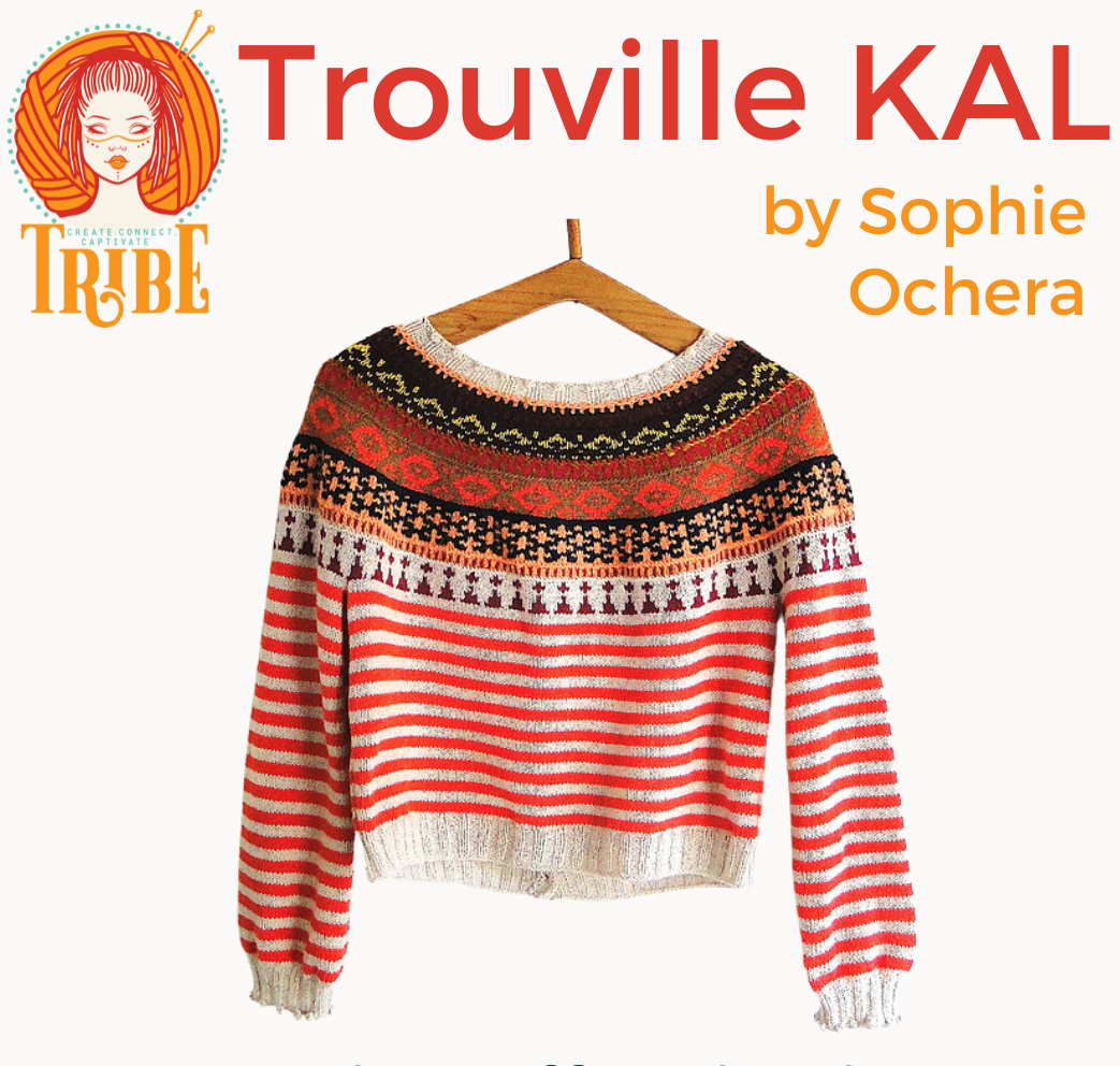 Trouville by Sophie Ochera KAL tribeyarns