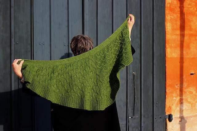 Abraxas Crescent Shawl Kit tribeyarns