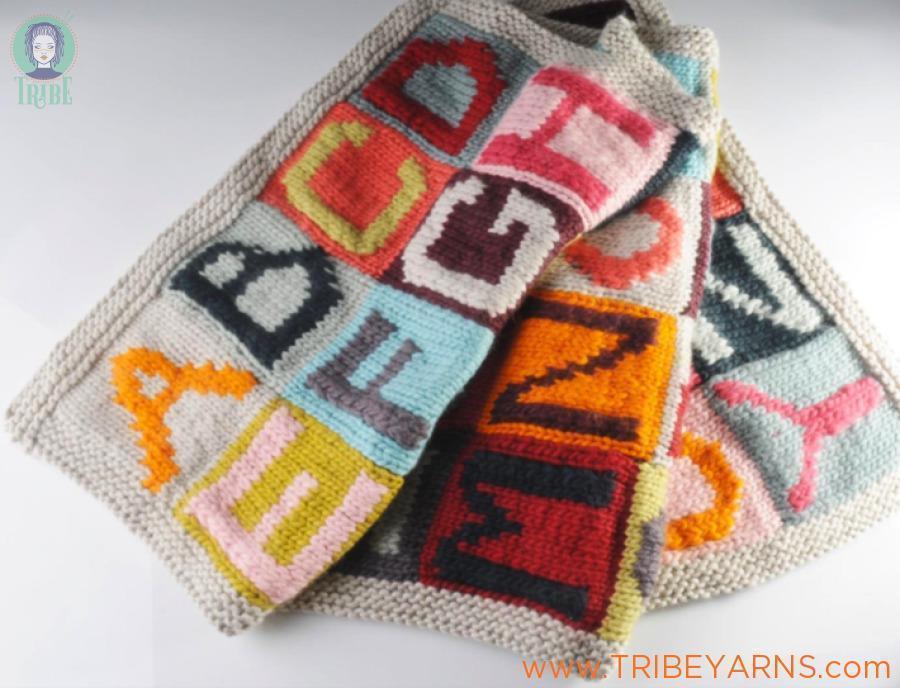 Alphabet Sampler Blanket Pattern Mrs Moon