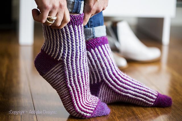 Baseline Socks Crochet Pattern tribeyarns