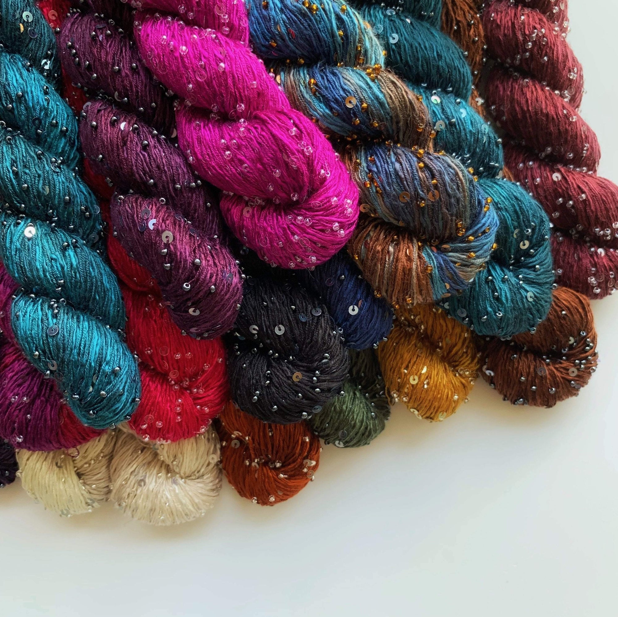 Beaded Silk and Sequins Light Artyarns